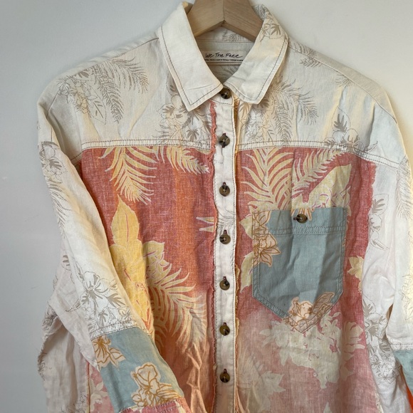 We The Free Chasing Waves Buttondown - Picture 3 of 7